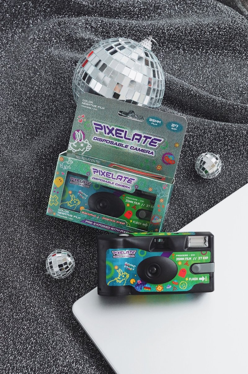 Retocolor 電玩像素 PIXELATE 一次性相機 即棄相機 底片相機 - 菲林/即影即有相機 - 塑膠 