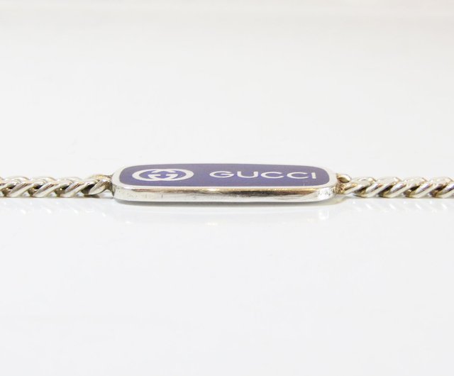 【超レア廃盤品】OLD GUCCI シルバー  ブレスレット 超レア廃盤品】OLD GUCCI メキシコ製 ノット ブレスレット