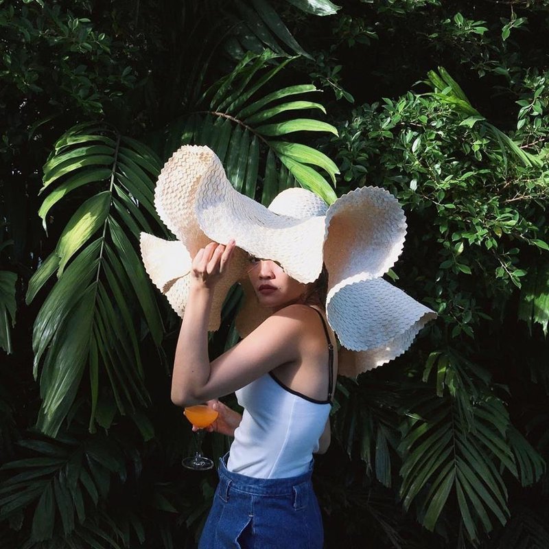 klungsee summer curve hats - 帽子 - 其他材質 白色