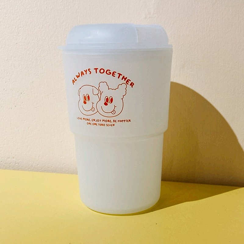 【1107 one one zero seven】daily takeaway cup - Cups - Plastic White