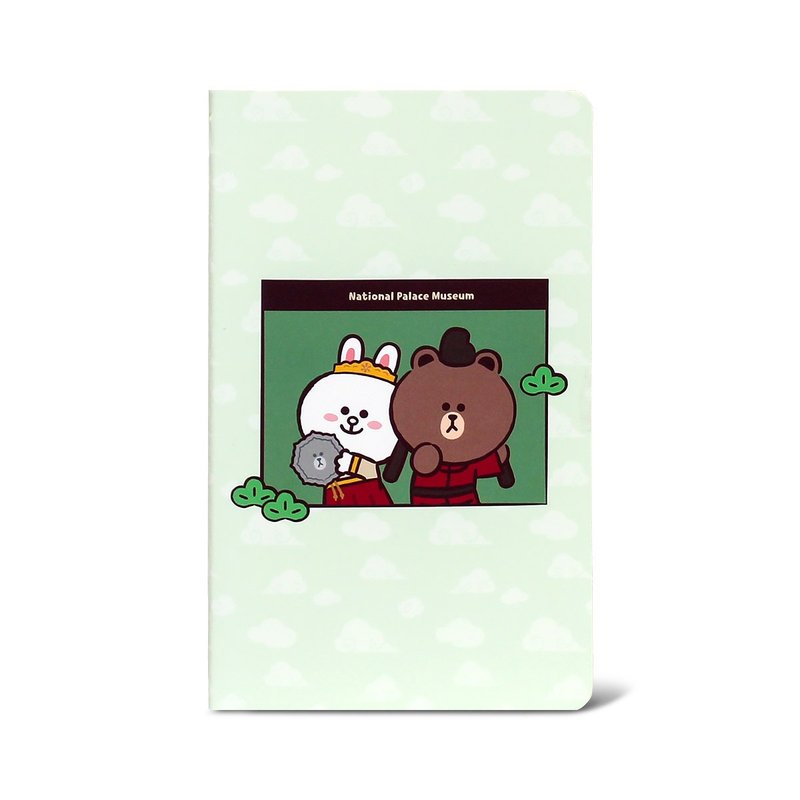 NPM | LINE FRIENDS 穿越故宮 64K手心筆記 (唐) - 筆記本/手帳 - 紙 綠色