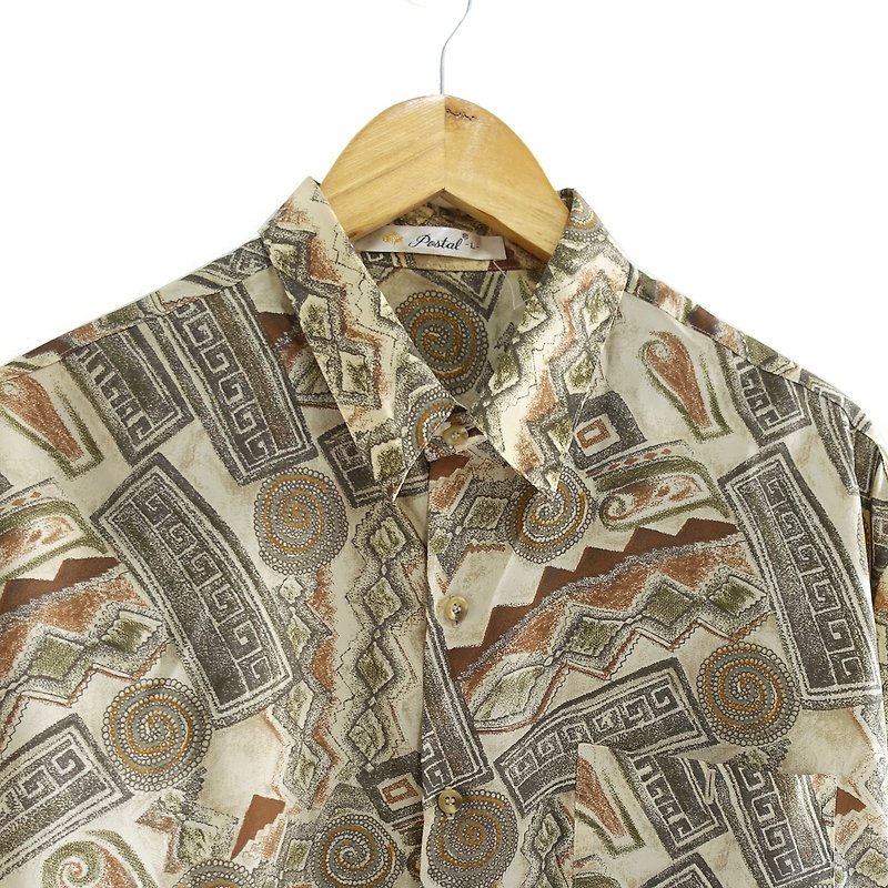 │Slowly│ Baroque - Vintage shirts │vintage. Vintage. - เสื้อเชิ้ตผู้ชาย - เส้นใยสังเคราะห์ หลากหลายสี