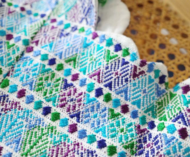 グァテマラ 手織り 布 リメイク グアテマラ手織りウィピルバッグ・ヴィンテージ刺繍・天然