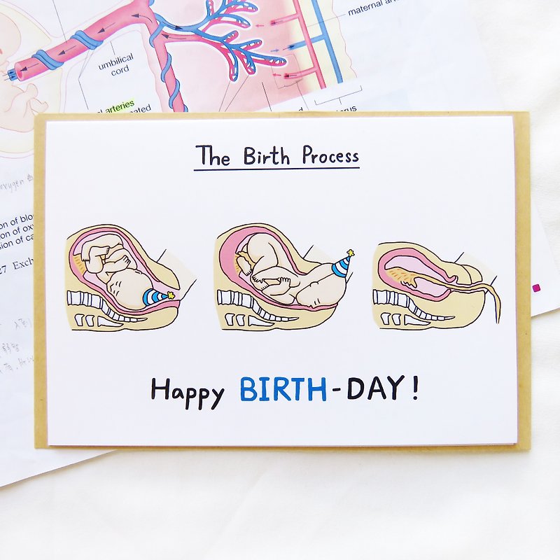 The Real BIRTH-Day Card - การ์ด/โปสการ์ด - กระดาษ 