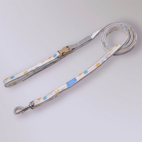 小步飛行犬貓日用良品 2022 SHAPU La 120cm輕量牽繩-黃彩點