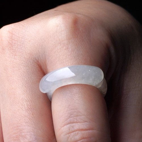 瓔珞珠寶盒 E.L.Jewelry Box 冰種翡翠馬鞍戒指戒圈 | 國際14圍 | 天然緬甸玉翡翠A貨 | 送禮