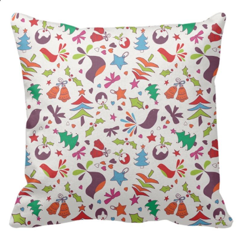 Plush Pillow - Pillows & Cushions - Cotton & Hemp Multicolor