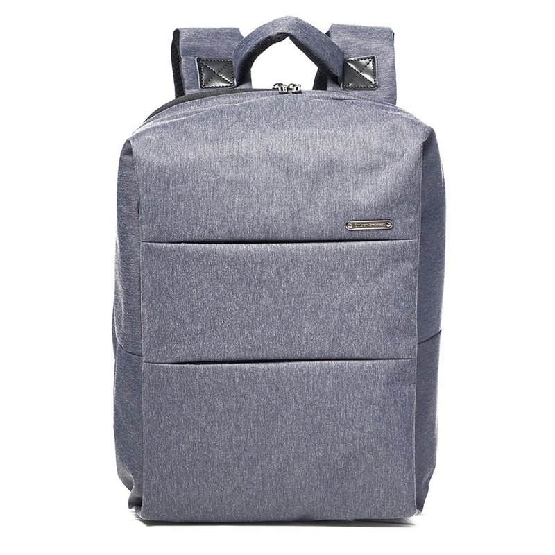 【Kinloch Anderson】Force極簡造型大容量多隔層後背包-藍色 - 後背包/背包/書包 - 聚酯纖維 藍色