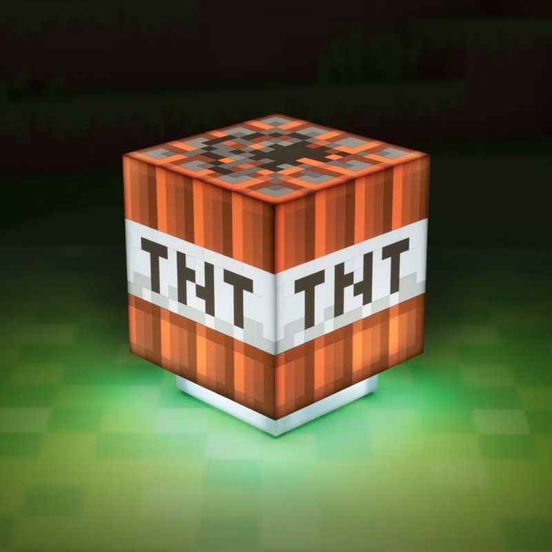 Minecraft麥塊 TNT發聲3D 炸藥音效 Figure 燈 - 燈具/燈飾 - 塑膠 