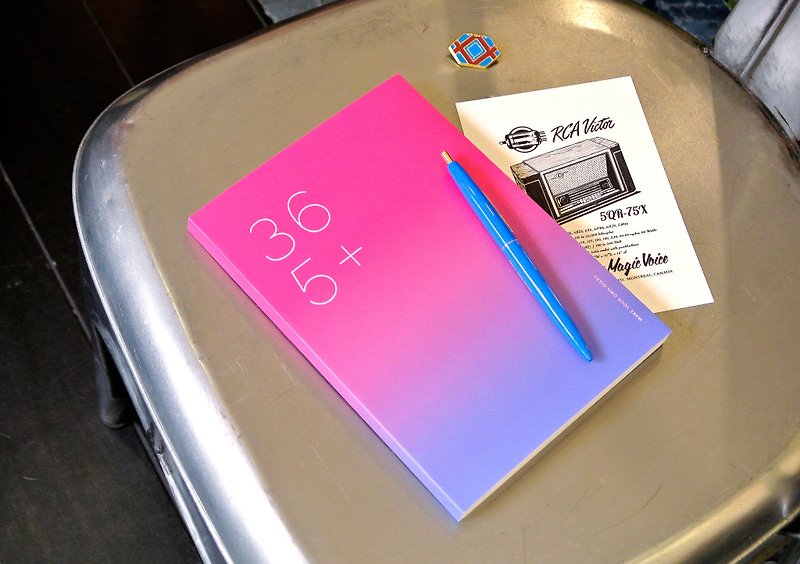 迪夢奇 365 好好記 Ⅶ v.2 [晚霞] - 紅紫漸層 - 筆記簿/手帳 - 紙 多色
