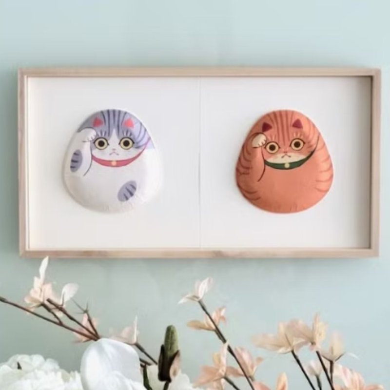 【結婚禮物】小國和紙/送禮/入厝禮物【客製化-自選兩樣圖案】 - 壁貼/牆壁裝飾 - 紙 多色
