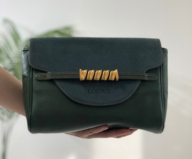 販促品希少美品 最高級 Vintage 90s LOEWE ハンドバッグ マドリード バッグ