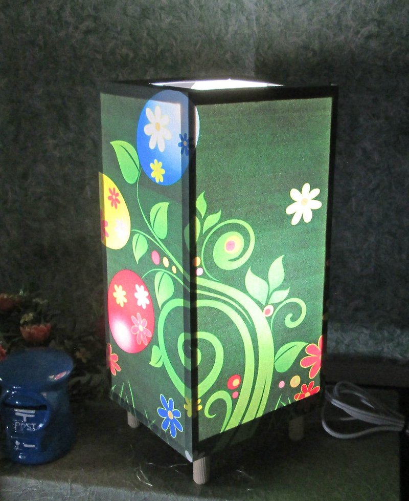 Illusion flower dance 【Shabara elephant】 Medium · LED dream light The best part of light stand! - Lighting - Paper Green