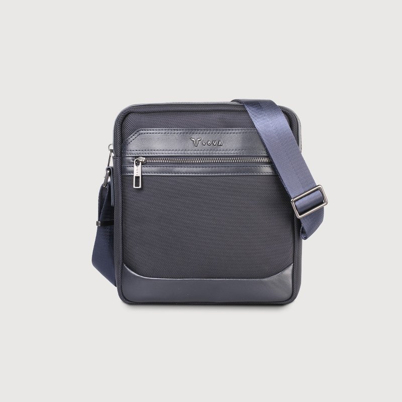 [Free gift bag] Excel Straight Crossbody Bag-Blue/VA138M005NY - Messenger Bags & Sling Bags - Nylon Blue