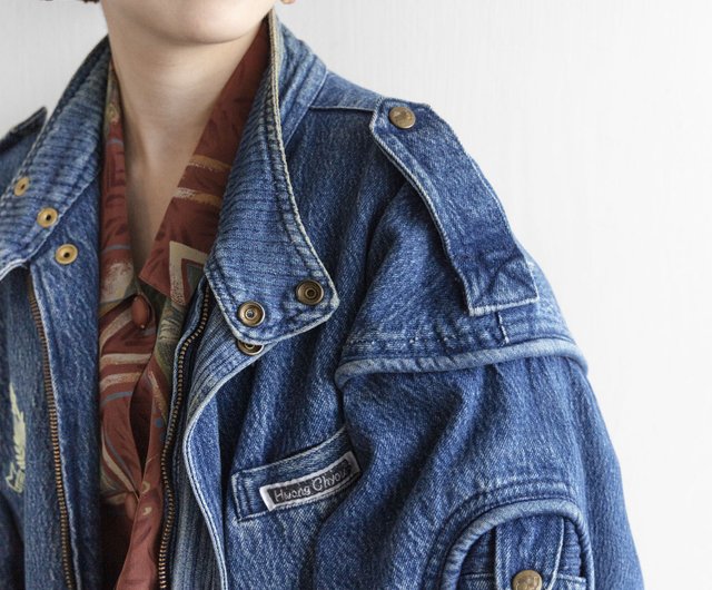 denim jacket with wool lining