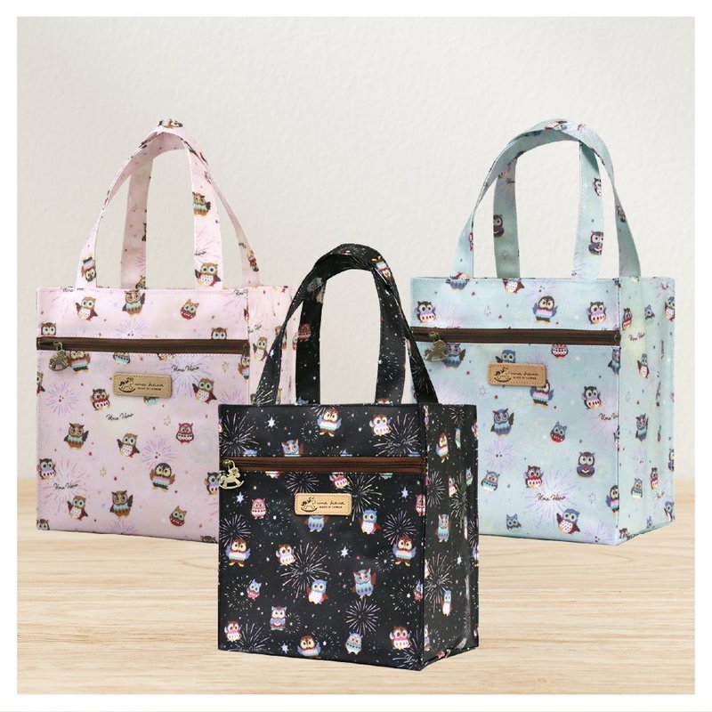 [Fireworks Xiaoou-Pu He Bag] Made in Taiwan, all-purpose waterproof portable lunch bag - กระเป๋าถือ - วัสดุกันนำ้ 