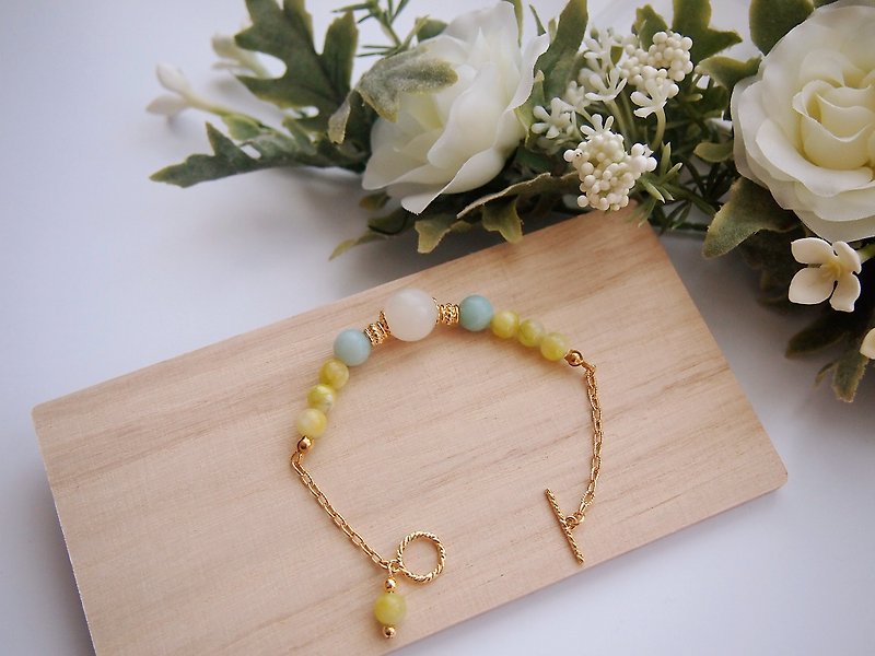 Inch grass heart (elegant chain adult) - breast jewelry semi-precious stone series - Baby Gift Sets - Gemstone Green