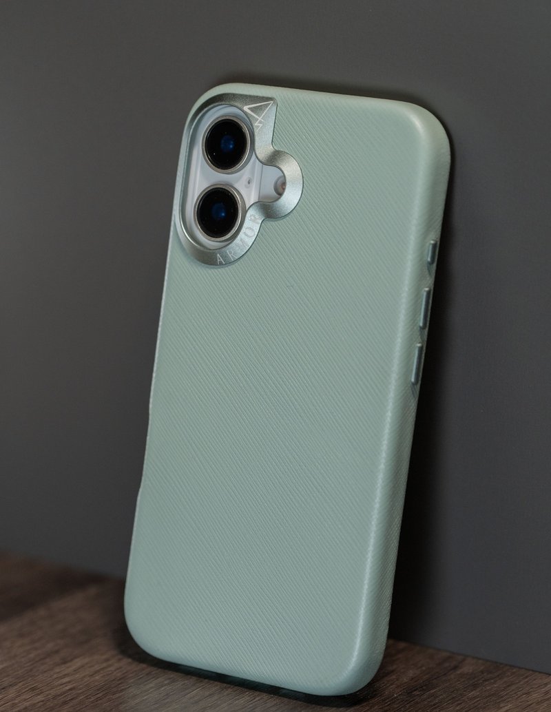 ARMOR iPhone 16系列全真皮 MagSafe 電話保護殼_天星綠 - 手機殼/手機套 - 真皮 