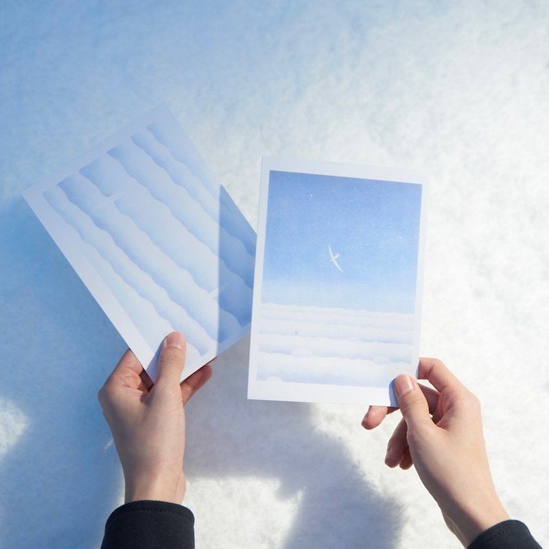 Shantih Shantih Shantih Postcard Set by Nicolas Ho - Cards & Postcards - Paper Blue