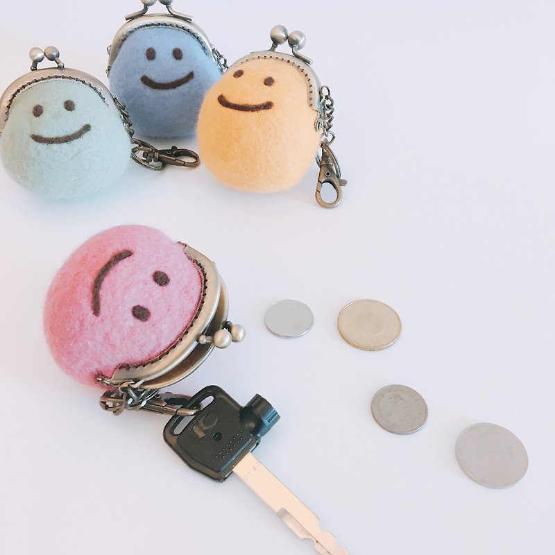 Good mood coin purse - Coin Purses - Wool 
