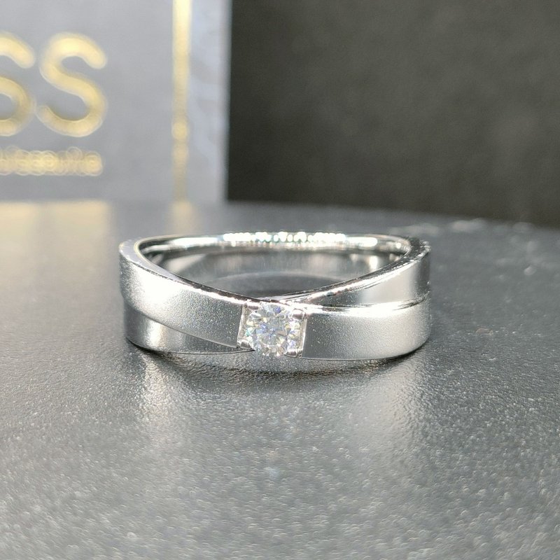 Moissanite Moissanite 1 carat engagement flower bud diamond ring Taipei store Cu - แหวนทั่วไป - วัสดุอื่นๆ 