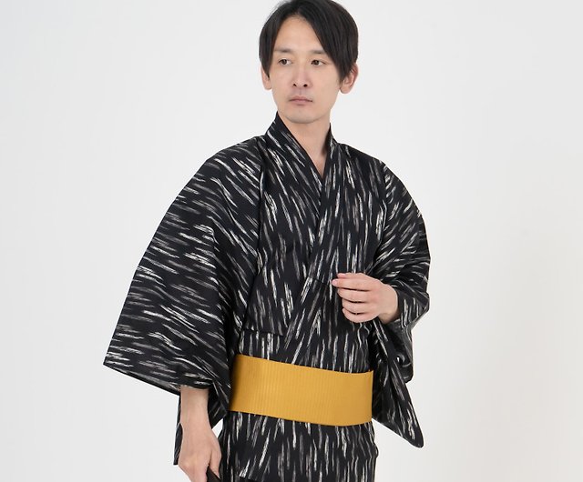 日本和服男士綿浴衣腰封2 件套組M L LL 3L z33-01 - 設計館fuukakimono 其他- Pinkoi