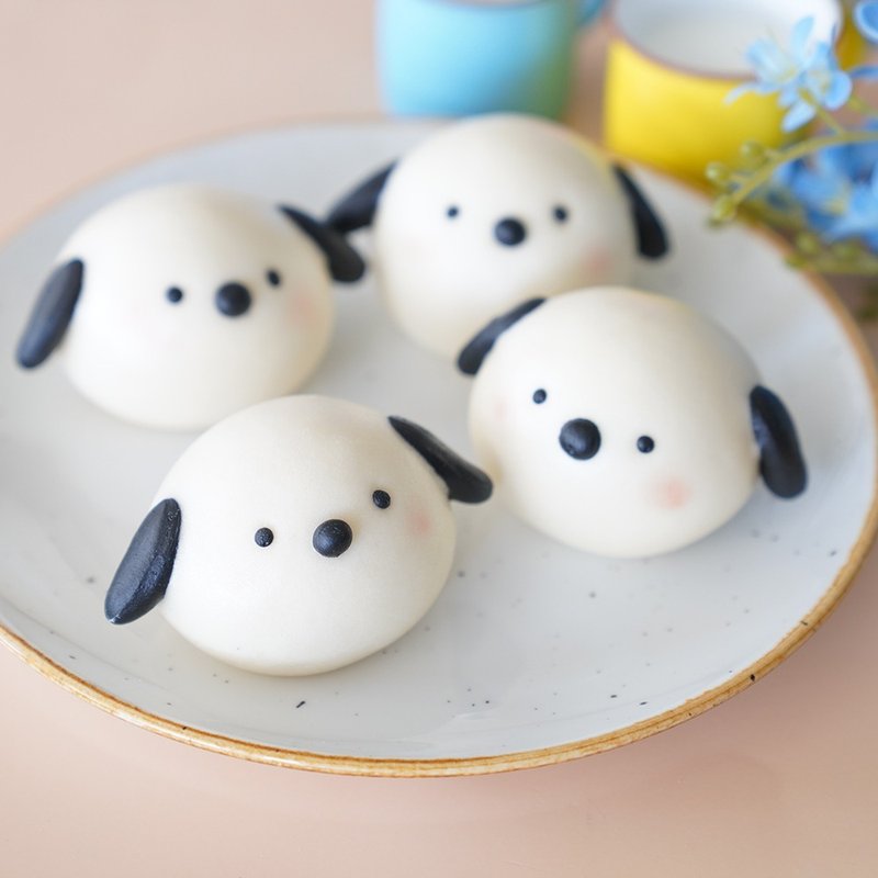 Maki Mantou HAPPY Dog Milk Sesame Pack 6pcs - Other - Other Materials 