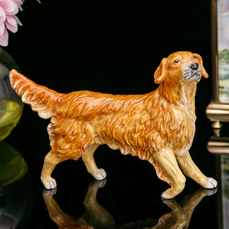 Royal Doulton世界名犬Retriever黃金獵犬2005手繪陶瓷裝飾工藝 - 擺飾/家飾品 - 瓷 