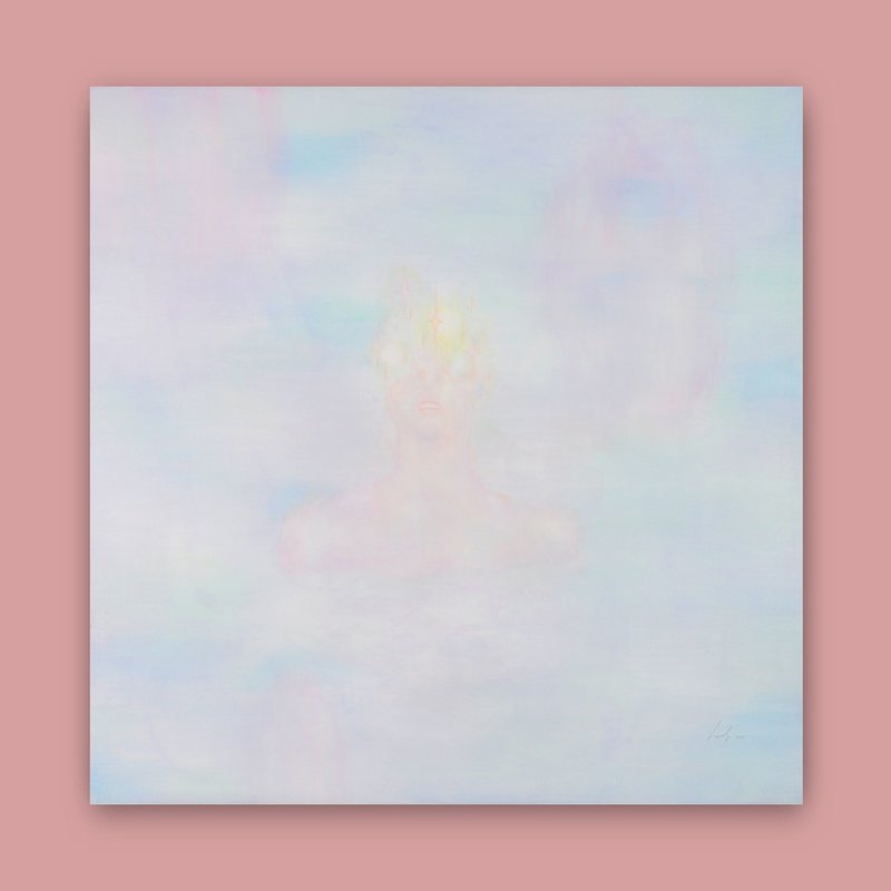 在這用靈魂呼吸著 / 100 x 100 公分 / 壓克力彩 畫作 / 2015年繪 - 海報/掛畫/掛布 - 顏料 多色