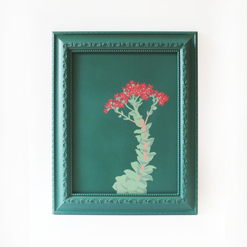 **Timeless Blooms** Collection Perfect for living rooms, bedrooms, and offices. - Wall Décor - Wood Green