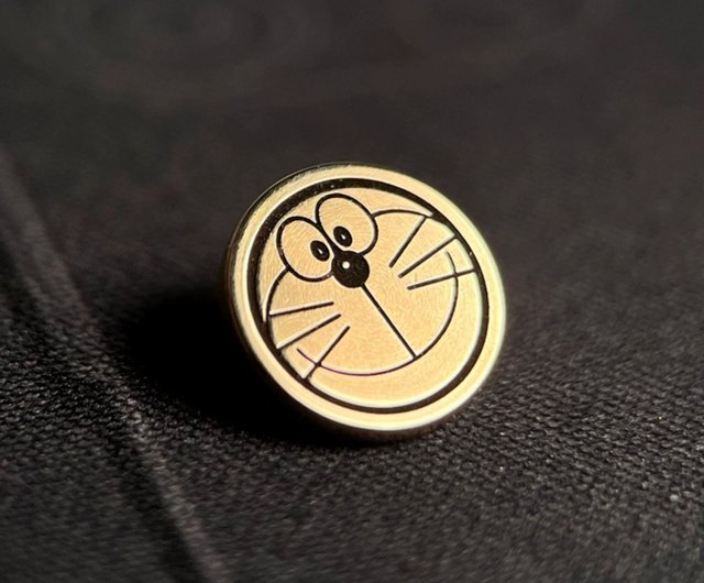 ドラえもんカスタム彫刻真鍮カメラシャッタースレッドボタンシャッター