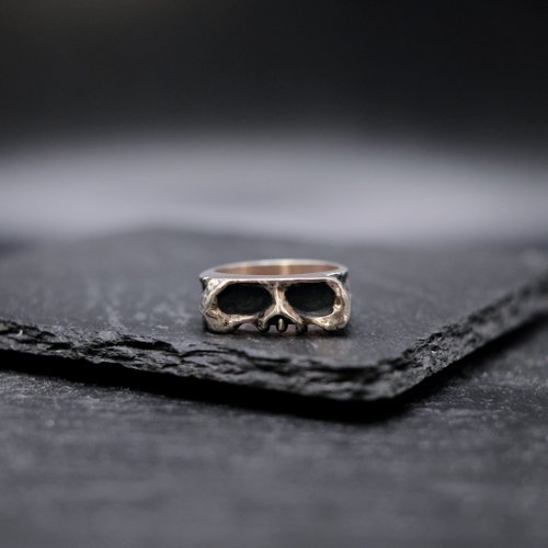GimGim Accessories 【客製】925純銀骷髏眼窩戒指