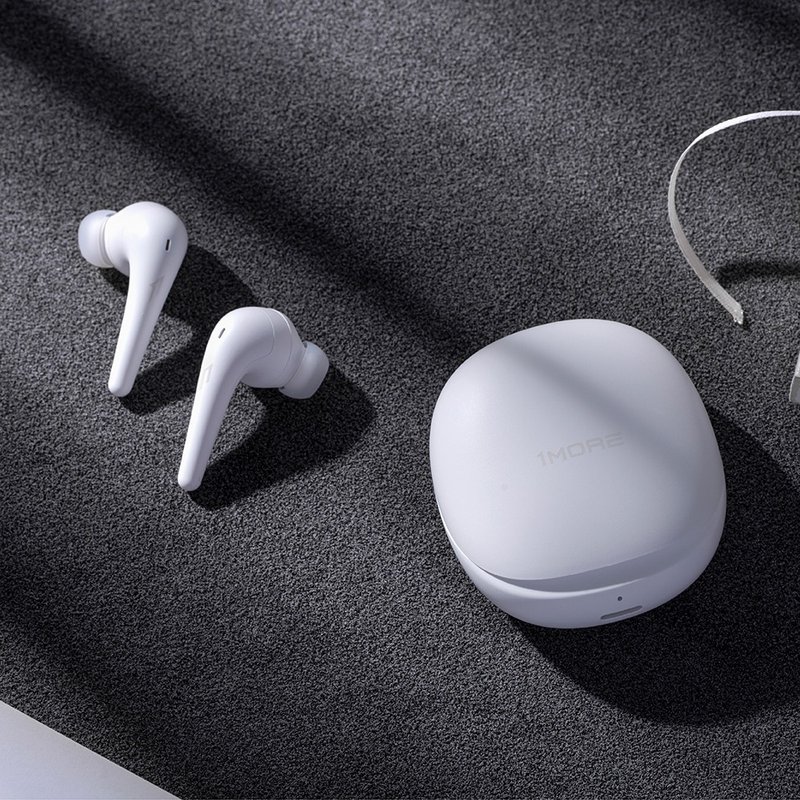 【1MORE】Spatial Audio Noise Canceling Bluetooth Headset Aero / ES903 / White comes with storage box - หูฟัง - วัสดุอื่นๆ ขาว