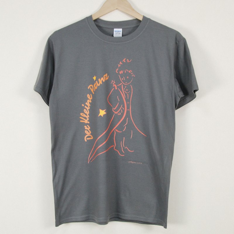 小王子經典版授權 - T恤：【描繪小王子】成人短袖 T-shirt,AA12 - 帽T/大學T - 棉．麻 紅色