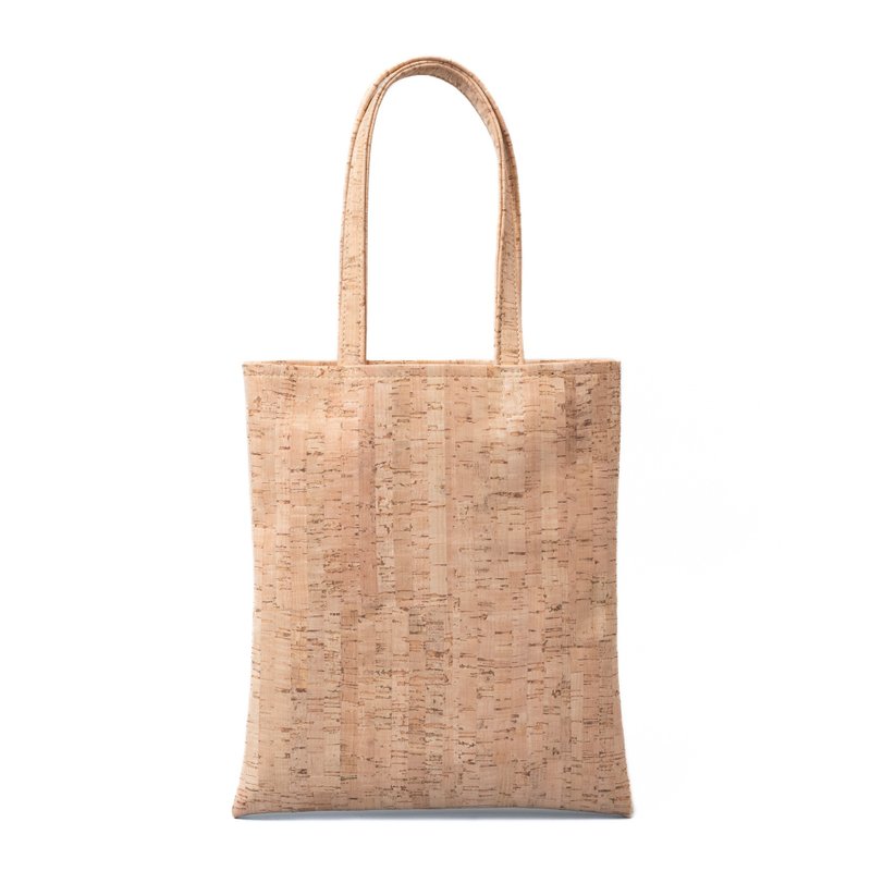 コルクレザーA4トートバッグ (Natural) - 手提包/手提袋 - 環保材質 咖啡色