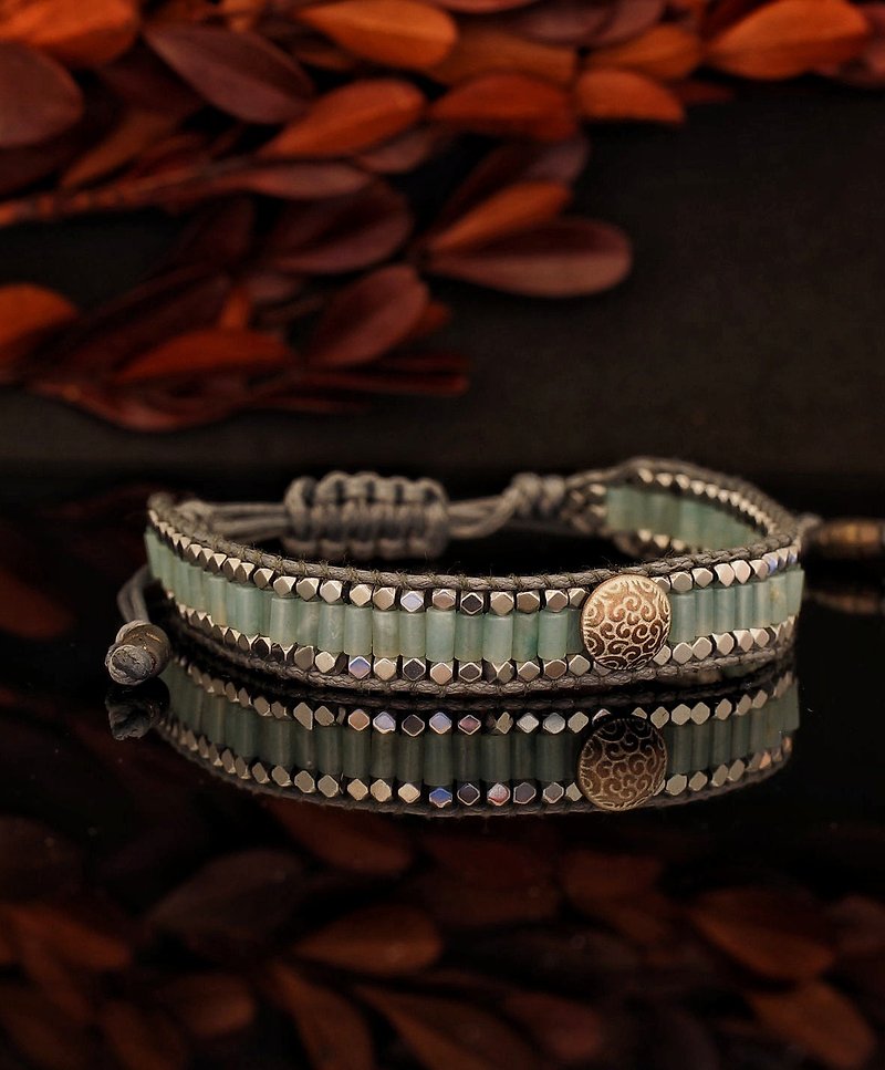 Handmade Amazonite Bracelet - Bracelets - Semi-Precious Stones 