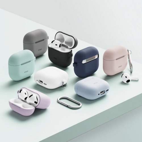 elago創意美學 AirPods 4 抗震矽膠耳機殼 (附扣環)