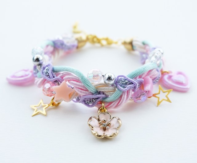 pastel bracelet beads