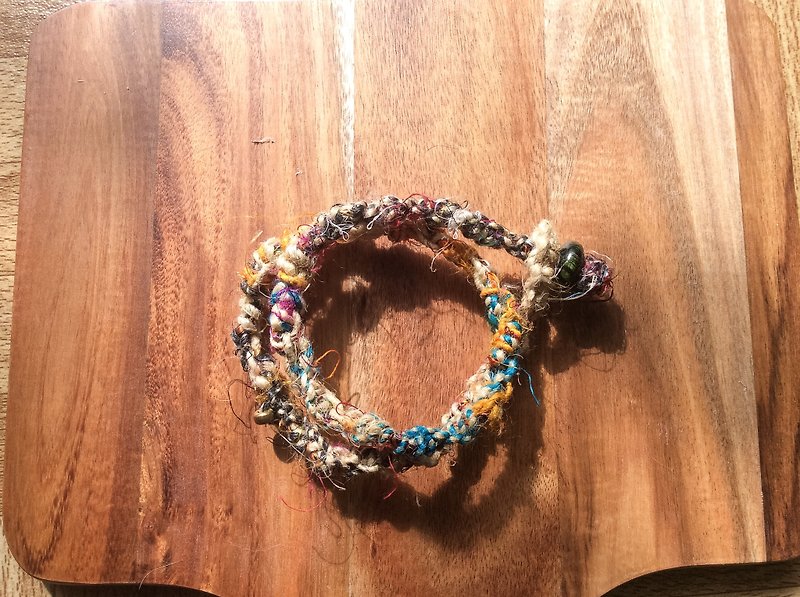 Double ring lanyard - Bracelets - Cotton & Hemp Multicolor