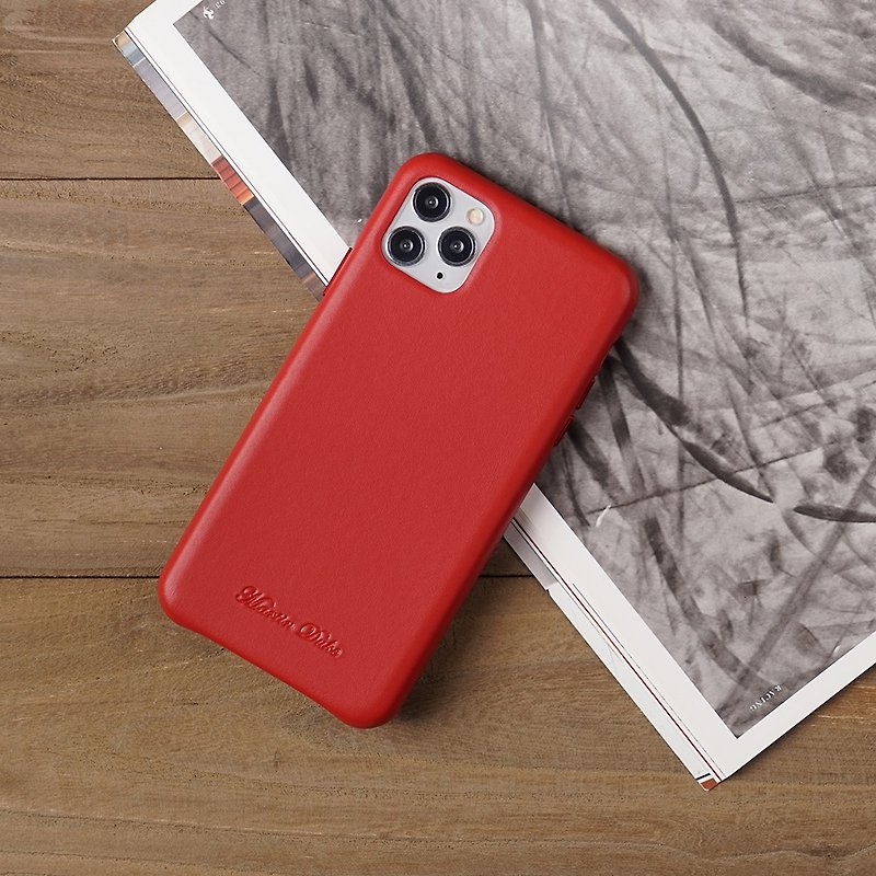iPhone 11 Pro Max leather phone case - เคส/ซองมือถือ - หนังแท้ หลากหลายสี