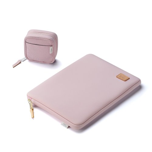 Matter Lab CÂPRE MacBook 13.3吋防水減震超彈力保護袋-法式紫+電源收納袋