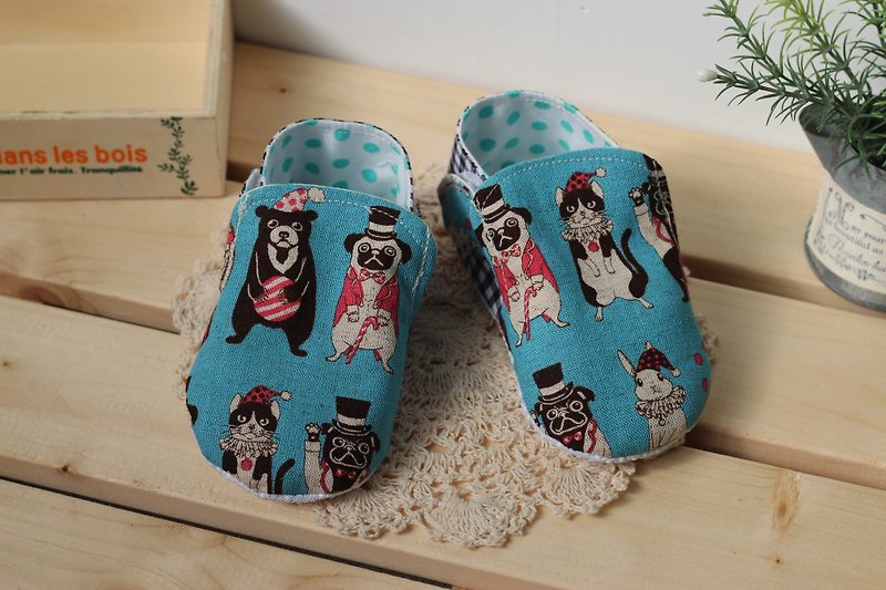 Animal Circus - blue toddler shoes - Kids' Shoes - Other Materials Blue