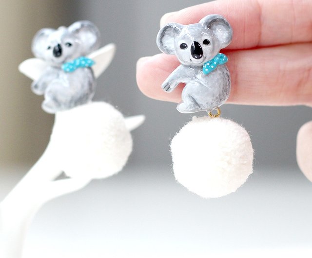 koala earrings