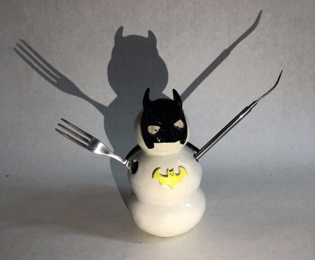 Batman Uniform Flip Straw Water Bottle