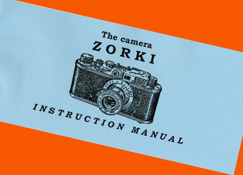 ENGLISH MANUAL for ZORKI-1 camera Russian Leica-II copy INSTRUCTION BOOKLET - 相機/拍立得/底片相機 - 紙 