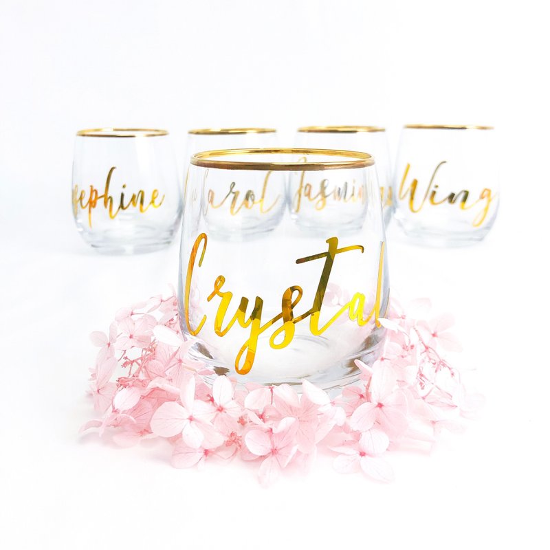 【Customize】Personalized Wine Glass - Cups - Glass 