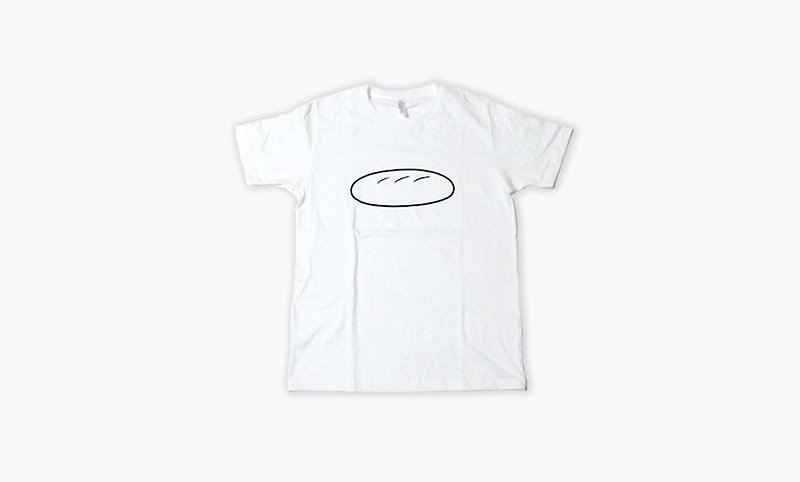 NORITAKE - PAN T-SHIRT - 中性衛衣/T 恤 - 棉．麻 白色