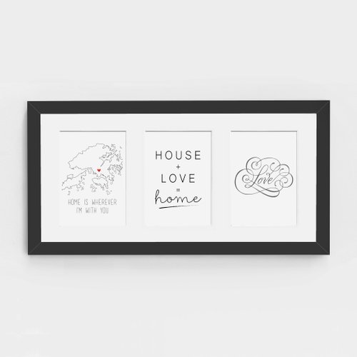 Weekend Road Trip printable hong kong love home print,3張 可客製化 海報 掛畫
