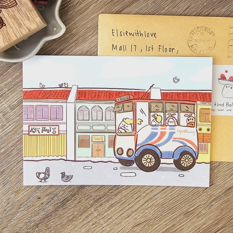 Heritage Town Postcard - การ์ด/โปสการ์ด - กระดาษ หลากหลายสี