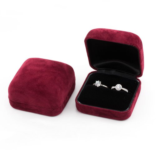 AndyBella Jewelry 戒指盒, 對戒盒, 魅力紅系列珠寶盒, 日本原裝進口